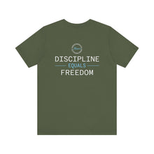 Load image into Gallery viewer, Team Platinum 2023 Conference Muscle Heart Discipline Equals Freedom Unisex Jersey Short Sleeve Crew Neck Tee
