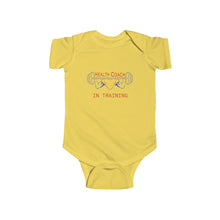 Load image into Gallery viewer, Health Coach In Training Muscle Infant Fine Jersey Bodysuit