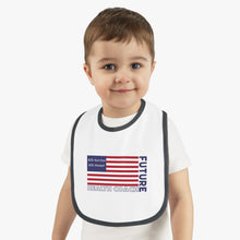 Load image into Gallery viewer, Future Health Coach Baby Contrast Trim Jersey Bib