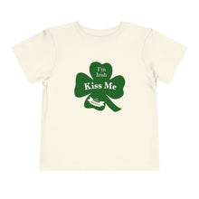 Load image into Gallery viewer, Kiss Me I’m Irish St Patrick’s Day Toddler Short Sleeve Tee