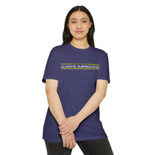 Load image into Gallery viewer, Never Done Always Improving Motivational Unisex CVC Jersey T-shirt