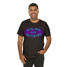 Load image into Gallery viewer, Kick Ass Mode Activated Fu@K Thyroid Cancer Unisex Jersey Short Sleeve Tee