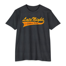 Load image into Gallery viewer, Late Night with Jetstream Health Coaching Motivational Unisex CVC Jersey T-shirt