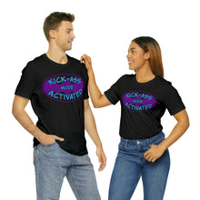 Load image into Gallery viewer, Kick Ass Mode Activated Fu@K Thyroid Cancer Unisex Jersey Short Sleeve Tee