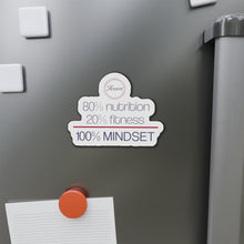Load image into Gallery viewer, Team Awesomesauce 80% Nutrition 20% Fitness 100% Mindset Die-Cut Magnets