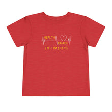 Load image into Gallery viewer, Health Coach in Training heartbeat Toddler Short Sleeve Tee