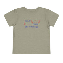 Load image into Gallery viewer, Health Coach in Training heartbeat Toddler Short Sleeve Tee