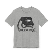 Load image into Gallery viewer, Generation X Rotary Phone Unisex Jersey Short Sleeve Tee