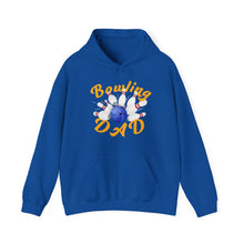 Load image into Gallery viewer, Bowling Dad Fathers Day Unisex Heavy Blend™ Hooded Sweatshirt