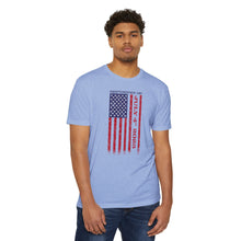 Load image into Gallery viewer, Independence Day USA Flag July 4th 2025 Unisex CVC Jersey T-shirt