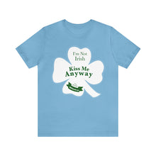 Load image into Gallery viewer, St. Patricks Day 2024 I am Not Irish Kiss Me Anyway Unisex Softstyle T-Shirt