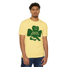 Load image into Gallery viewer, I’m Not Irish Kiss Me Anyway St Patricks Day Unisex CVC Jersey T-shirt