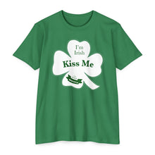 Load image into Gallery viewer, Kiss Me Anyway St Patricks Day Unisex CVC Jersey T-shirt