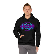 Load image into Gallery viewer, Kick Ass Mode Activated F Cancer Unisex Heavy Blend™ Hooded Sweatshirt