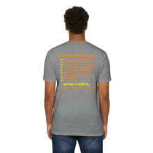 Load image into Gallery viewer, Late Night with Jetstream Health Coaching Motivational Unisex CVC Jersey T-shirt