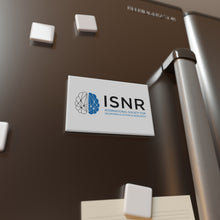 Load image into Gallery viewer, ISNR Logo White Button Magnet Set - 10 pcs