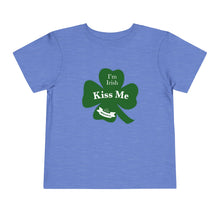 Load image into Gallery viewer, Kiss Me I’m Irish St Patrick’s Day Toddler Short Sleeve Tee