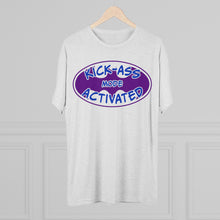 Load image into Gallery viewer, Kick Ass Mode Activated F Cancer Unisex Tri-Blend Crew Tee
