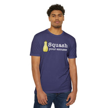 Load image into Gallery viewer, Squash Your Excuses Motivational CVC Jersey T-shirt