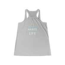 Load image into Gallery viewer, Team Platinum 2023 Conference Change Your Habits Change Your Life Women's Flowy Racerback Tank