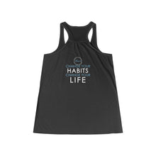 Load image into Gallery viewer, Team Platinum 2023 Conference Change Your Habits Change Your Life Women's Flowy Racerback Tank