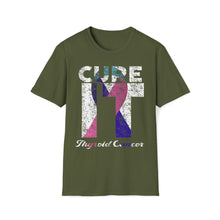 Load image into Gallery viewer, Cure It Thyroid Cancer Unisex Softstyle T-Shirt