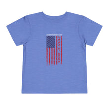 Load image into Gallery viewer, Independence Day USA Flag July 4th 2024 Toddler Short Sleeve Tee