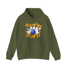 Load image into Gallery viewer, Bowling Dad Fathers Day Unisex Heavy Blend™ Hooded Sweatshirt