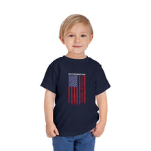 Load image into Gallery viewer, Independence Day USA Flag July 4th 2024 Toddler Short Sleeve Tee