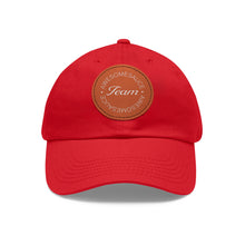Load image into Gallery viewer, Team Awesomesauce Dad Hat with Leather Patch (Round)