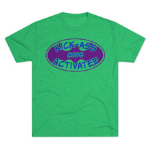 Load image into Gallery viewer, Kick Ass Mode Activated F Cancer Unisex Tri-Blend Crew Tee