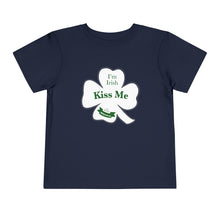 Load image into Gallery viewer, Kiss Me I’m Irish St Patrick’s Day Toddler Short Sleeve Tee