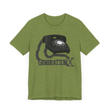 Load image into Gallery viewer, Generation X Rotary Phone Unisex Jersey Short Sleeve Tee
