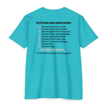 Load image into Gallery viewer, Late Night with Jetstream Health Coaching Motivational Unisex CVC Jersey T-shirt