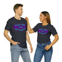 Load image into Gallery viewer, Kick Ass Mode Activated Fu@K Thyroid Cancer Unisex Jersey Short Sleeve Tee