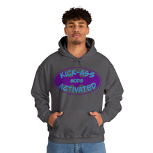 Load image into Gallery viewer, Kick Ass Mode Activated F Cancer Unisex Heavy Blend™ Hooded Sweatshirt