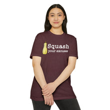 Load image into Gallery viewer, Squash Your Excuses Motivational Unisex CVC Jersey T-shirt