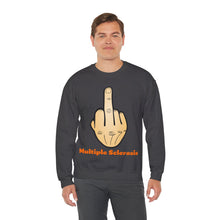 Load image into Gallery viewer, Middle Finger Multiple Sclerosis Unisex Heavy Blend™ Crewneck Sweatshirt