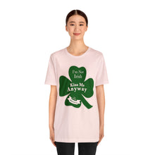 Load image into Gallery viewer, St. Patricks Day 2024 I am Not Irish Kiss Me Anyway Unisex Softstyle T-Shirt