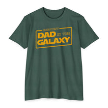 Load image into Gallery viewer, Greatest Dad in the Galaxy Fathers Day Unisex CVC Jersey T-shirt