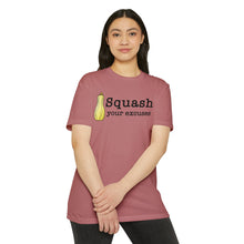 Load image into Gallery viewer, Squash Your Excuses Motivational Unisex CVC Jersey T-shirt