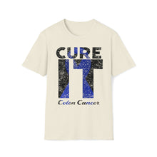 Load image into Gallery viewer, Cure It Colon Cancer Unisex Softstyle T-Shirt