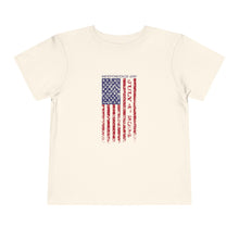 Load image into Gallery viewer, Independence Day USA Flag July 4th 2024 Toddler Short Sleeve Tee