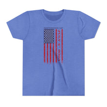 Load image into Gallery viewer, Independence Day USA Flag July 4th 2025 Youth Short Sleeve Tee