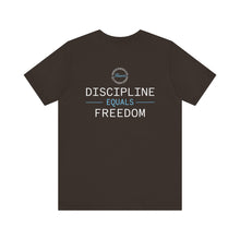Load image into Gallery viewer, Team Platinum 2023 Conference Muscle Heart Discipline Equals Freedom Unisex Jersey Short Sleeve Crew Neck Tee