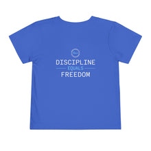 Load image into Gallery viewer, Team Platinum 2023 conference heartbeat discipline equals freedom in training Toddler Short Sleeve Tee