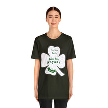 Load image into Gallery viewer, St. Patricks Day 2024 I am Not Irish Kiss Me Anyway Unisex Softstyle T-Shirt
