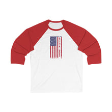 Load image into Gallery viewer, Independence Day USA Flag July 4th 2025 Unisex 3\4 Sleeve Baseball Tee