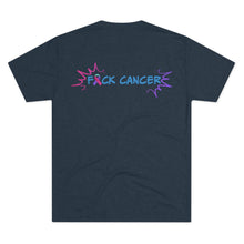 Load image into Gallery viewer, Kick Ass Mode Activated F Cancer Unisex Tri-Blend Crew Tee