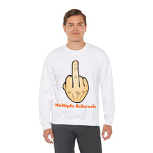 Load image into Gallery viewer, Middle Finger Multiple Sclerosis Unisex Heavy Blend™ Crewneck Sweatshirt